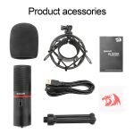 ⁦Redragon BLAZAR GM300 USB Metal Professional Gaming Stream Microphone Kit⁩ - الصورة ⁦10⁩