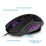 Redragon M609 PHASER USB LED Gaming Mouse - 3200 DPI -7 Button - OMRON Switchs - الصورة 4