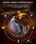 OV-P50 Stereo 50mm Gaming Headset With Mic For Mobile , PS4 , PC | Black - الصورة 6