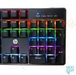 ⁦HP GK320 Full Mechanical Rainbow Gaming Keyboard - Blue Switch⁩ - الصورة ⁦5⁩