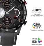 DT95 Smart Watch Bluetooth Call 1.3 Inch Full Touch Round Screen Heart Rate Sports Watch For Android & IOS - Black - الصورة 4