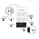 Energizer HighTech Bluetooth Surge Protector 5 Outlets FR - 2 USB Ports 2.1A for Android & iPhone - الصورة 5