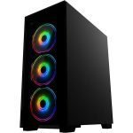 Redragon GC-618 RGB Mid Tower Gaming Computer Case + 3 Rainbow Fan + PSU 600W - الصورة 2