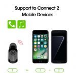⁦Dacom K6P Mini Mono Bluetooth TWS Earbud -200mAh Charging Box for Smartphone - Black⁩ - الصورة ⁦5⁩