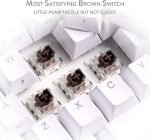 Redragon K530 Draconic 60% RGB Bluetooth / Wired Mechanical Keyboard - Brown Switches | White - Image 3