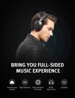 Bluedio TM Hi-Fi Stereo Bluetooth / AUX Headphones Over Ear, BT5.0 , 30 Hours Wireless Headset with Mic - Black - Image 8