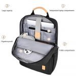 WiWU Pioneer Laptop Business Padlock Backpack 15.6 Inch With Lock & USB Port - Image 9