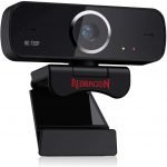 Redragon GW600 FOBOS HD 720p Webcam With Built-in Dual Microphone - Black