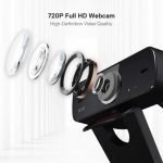 Redragon GW600 FOBOS HD 720p Webcam With Built-in Dual Microphone - Black - Image 7