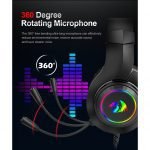 Redragon H260 HYLAS RGB Stereo Gaming Headset -50mm Drivers | White - Image 8