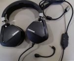 Lenovo H402 Stereo Gaming Headset -RGB Luminous - 50mm Drivers - Detachable Noise Reduction Mic For PC , PS4 ,XBOX , Mobile- Black - الصورة 7