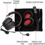 HyperX Cloud II Gaming Headset - 7.1 Surround Sound - Detachable Mic. for PC, PS4, Xbox | RED - Image 8