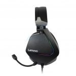 Lenovo H402 Stereo Gaming Headset -RGB Luminous - 50mm Drivers - Detachable Noise Reduction Mic For PC , PS4 ,XBOX , Mobile- Black - الصورة 5