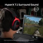 HyperX Cloud II Gaming Headset - 7.1 Surround Sound - Detachable Mic. for PC, PS4, Xbox | RED - Image 3