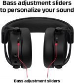 HyperX Cloud Alpha S - PC Gaming Headset, 7.1 Surround Sound- Detachable Noise Cancelling Mic ( Blackout ) - Image 6