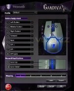 Tesoro Gandiva H1L Laser Gaming Mouse - 8200 DPI - 8 Programmable - Onboard Memory - RGB LED Illumination - Software - Image 8