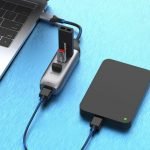 Onten USB-C To 4x USB 3.0 hub Docking Station for Macbook Pro (OTN-95118U) - الصورة 5