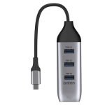 Onten USB-C To 3x USB 3.0 hub Station with Gigabit Ethernet Adapter for Macbook Pro (OTN-95118R) - Image 2