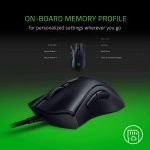 Razer DeathAdder V2 Mini Gaming Mouse - Optical Sensor - Lightweight 62g - Chroma RGB Lighting | Black - الصورة 2