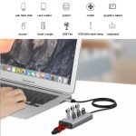 ONTEN 7 Port USB 3.0 Hub Docking Station - USB Power Adapter for iMac & Notebook | OTN-8108 - Image 3