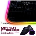 BLUE World Map RGB Gaming Mouse Pad XL Rubber USB Wired for Mouse And Keyboard | 90 x 40cm - Image 6