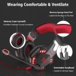 Kotion Each G2000 Stereo Gaming Headset - Red Led - Noise Reduction Mic For PC - Black/Red - Image 2
