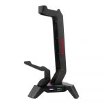 Redragon SCEPTER ELITE HA311 RGB Headphones Stand with 4 USB 2.0 HUB Ports & Mouse Bungee