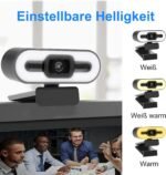 Full HD Webcam with Ring Light