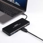 ⁦Onten 9 in 1 Type-C Multi Function Dock Station-HD 4k Display Type C Adapter | (OTN-9188S)⁩ - الصورة ⁦5⁩