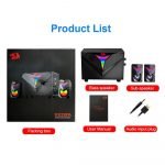 Redragon GS700 Toccata RGB 2.1 Gaming Subwoofer Speakers - Aux 3.5mm Stereo Surround - Heavy Bass sound loudspeakers for computer PC - Image 9