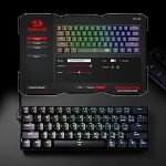 ⁦REDRAGON K630 Dragonborn 60% RGB Gaming Mechanical Keyboard - Linear RED Switch | White⁩ - الصورة ⁦9⁩