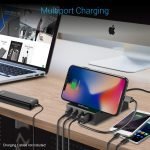 dpower IP988 Multiport 4 USB Fast Charging QC 3.0 with Station Dock - 5V / 6A / EU Plug | White - Image 6