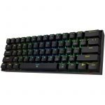 ⁦REDRAGON K630 Dragonborn 60% RGB Gaming Mechanical Keyboard - Linear RED Switch | Black⁩ - الصورة ⁦10⁩