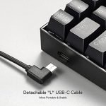 ⁦REDRAGON K630 Dragonborn 60% RGB Gaming Mechanical Keyboard - Linear RED Switch | Black⁩ - الصورة ⁦3⁩