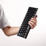 ⁦REDRAGON K630 Dragonborn 60% RGB Gaming Mechanical Keyboard - Linear RED Switch | Black⁩ - الصورة ⁦4⁩