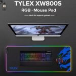 TYLEX Red Dragon RGB XL Gaming Mouse Pad, For Mouse & Keyboard Mat | (80*30cm) - Image 4