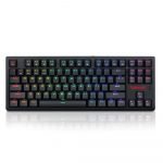 Redragon K598 KNIGHT Wireless RGB Mechanical Gaming TKL Keyboard - Brown Switches | Black