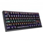 Redragon K598 KNIGHT Wireless RGB Mechanical Gaming TKL Keyboard - Brown Switches | Black - الصورة 10