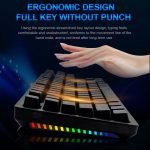 Redragon K598 KNIGHT Wireless RGB Mechanical Gaming TKL Keyboard - Brown Switches | Black - الصورة 2