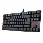 Redragon K607 APS Low Profile RGB TKL Gaming Mechanical Keyboard - Blue Switches | Black