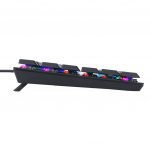 Redragon K607 APS Low Profile RGB TKL Gaming Mechanical Keyboard - Blue Switches | Black - الصورة 2