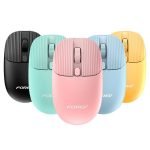 ⁦FOREV FV-198 Wireless Mouse - 2.4Ghz 1600DPI 4 Buttons -10m Range | Blue⁩ - الصورة ⁦8⁩