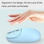 ⁦FOREV FV-198 Wireless Mouse - 2.4Ghz 1600DPI 4 Buttons -10m Range | Blue⁩ - الصورة ⁦5⁩