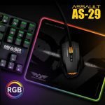 ARMAGGEDDON ASSAULT AS-29 RGB Gaming Mouse Pad - USB Wired 30 x 25cm Rubber Base | Medium - Image 3