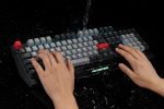 MOTOSPEED CK74 Gaming Keyboard Monochrome - Optical Axis Mechanical Switch  | Black - Image 7