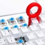 REDRAGON A101 Keycaps - 104 Replacement EN Keycaps | White - Image 3
