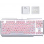 REDRAGON A101 Keycaps - 104 Replacement EN Keycaps | White - Image 5