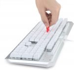 REDRAGON A101 Keycaps - 104 Replacement EN Keycaps | White - Image 4