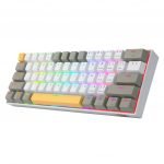 ⁦Redragon K530 DRACONIC PRO 60% RGB Bluetooth / Wired Mechanical Keyboard - Brown Switches | (YL&WT&GY)⁩ - الصورة ⁦8⁩
