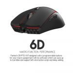 FANTECH VX7 Lightweight RGB Gaming Mouse - 8000DPI - 6 programmable Buttons - Software | Black - الصورة 3